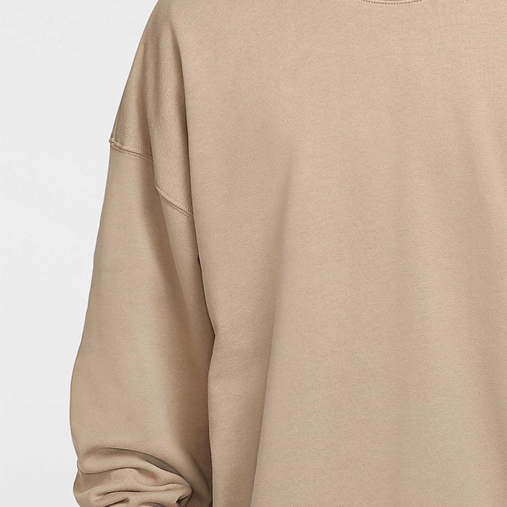 Nike Club Oversize Logo Pattern Crewneck Pullover Sweatshirt Men Sweatshirt Khaki HJ1820-247