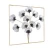 Metal Leaf Wall Art Decor Luxurious Metal Ginkgo Biloba Wall Hanging Decoration for Home Living