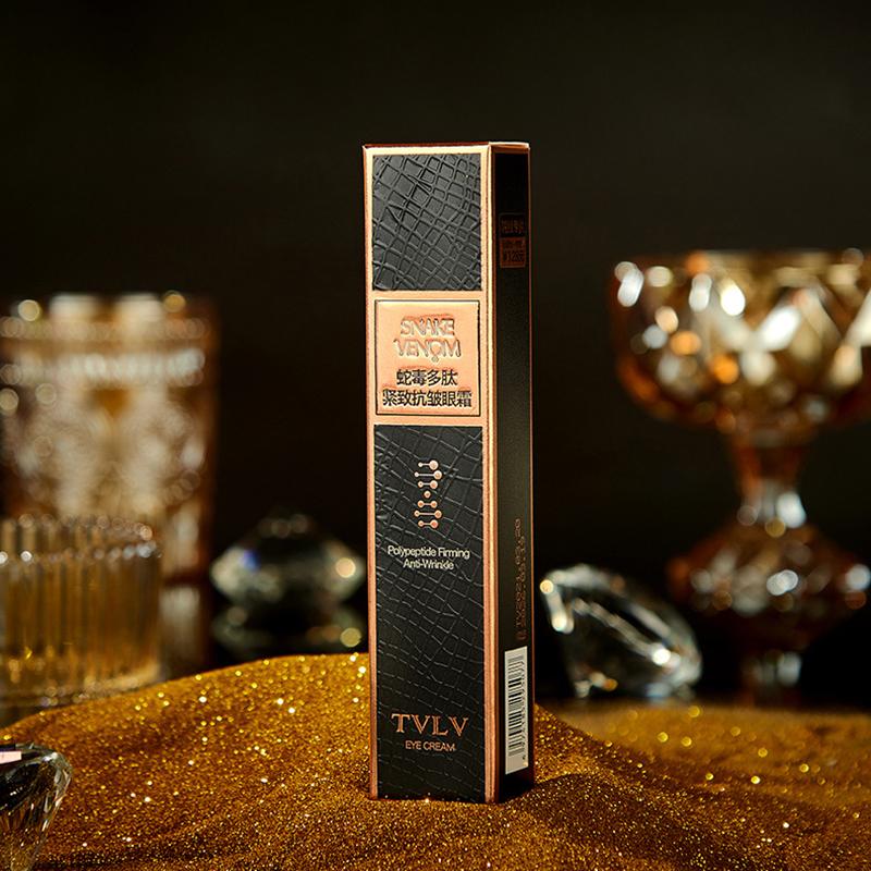 TVLV Змеиный яд Пептид Укрепляющий крем против морщин вокруг глаз Устраняет темные круги Улучшает тонкие линии под глазами Увлажняет и увлажняет
