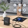 QC3.0 PPS PD 65W 6-портовая зарядка Gan 120W Зарядная станция 3C+3A для iPhone Samsung Xiaomi Смартфон Ноутбук Настольный ПК Быстрая зарядка