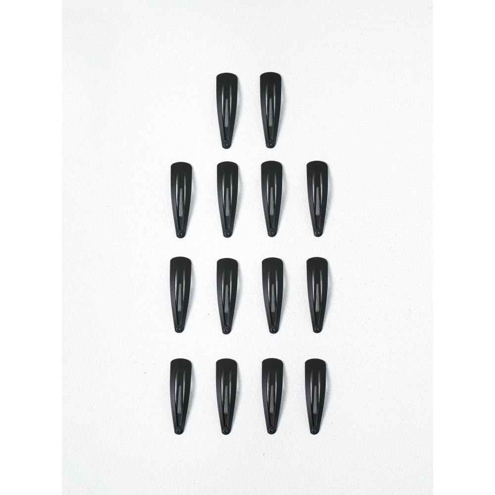 Daiso Basic Hair Clip Matte 5 Cm Pack Of 14