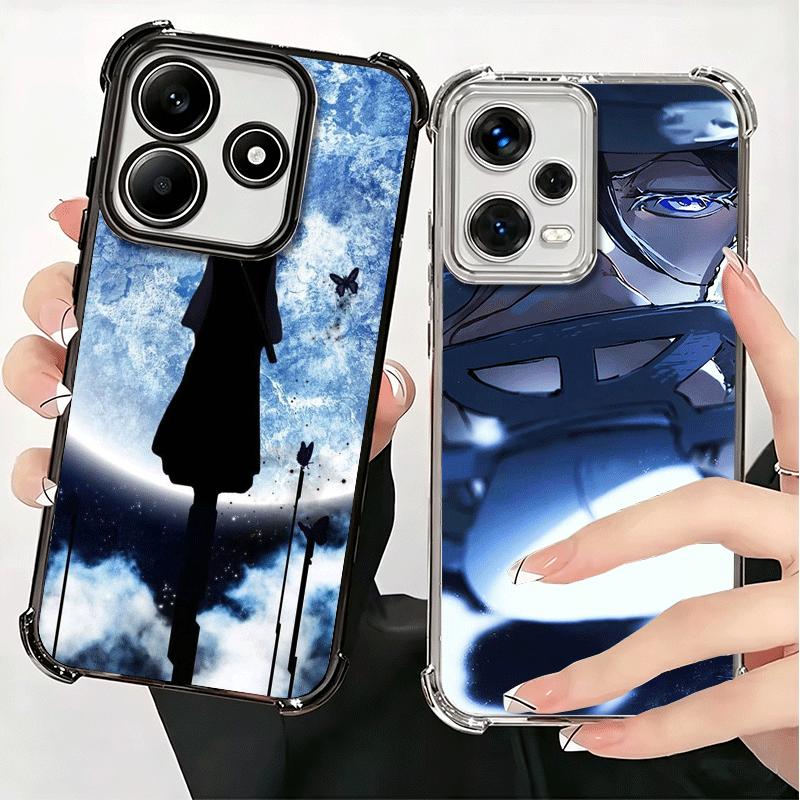 Чехол для телефона с покрытием Bleach Kuchiki Rukia для Xiaomi Redmi Note 14 15 Pro Plus 13 12 11 11S 11T 10 9S 9 5G, противоударный чехол с подушкой безопасности