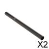 2x Universal 22.2mm Straight Seat Post Mountain Bike Tube 250mm 3500mm Black