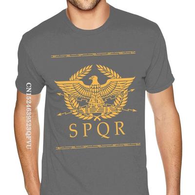 Мужская футболка Roman Empire SPQR большего размера для мужчин, футболки с художественным дизайном, футболки для мужчин из хлопка, повседневные, последние
