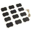 Office School Supplies Hanging Signs Garden Decor Blackboard Message Labels Price Tags Chalkboard