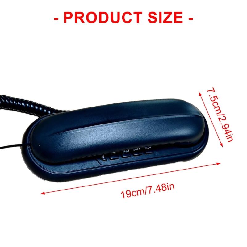 Corded Phones Landlines Home Phone Landlines Phones Wall Mountable Landlines Telephone for Office Hotel Home Bathroom