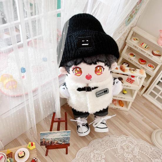 1 комплект милых мягких стильных аксессуаров, игрушек, жилеток, курток, брюк, 20 см, хлопковая кукольная одежда для девочек, подарок, топ