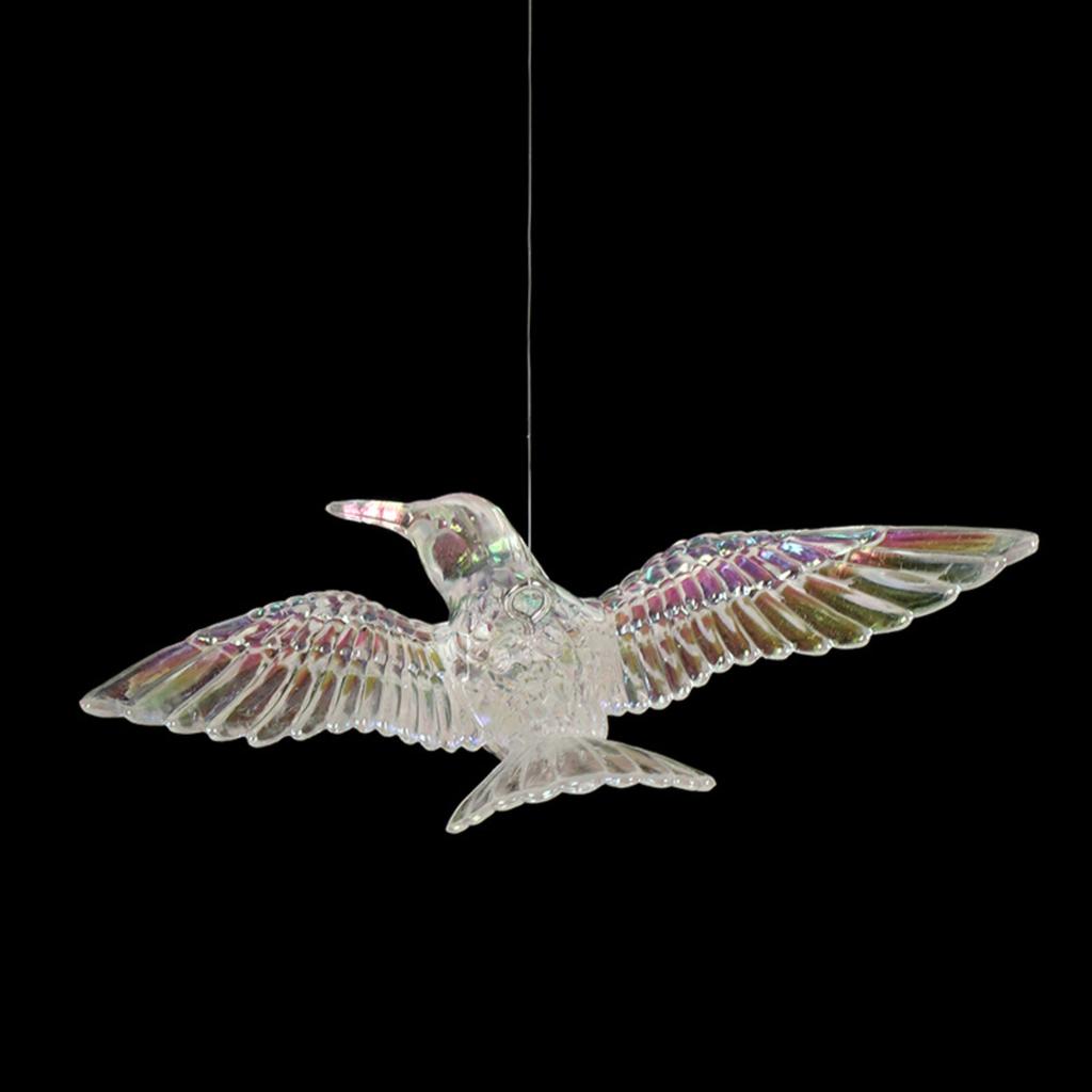 Aerial Hanging Acrylic Wedding Transparent Crystal Bird Home Hotel Ceiling Decoration Pendant
