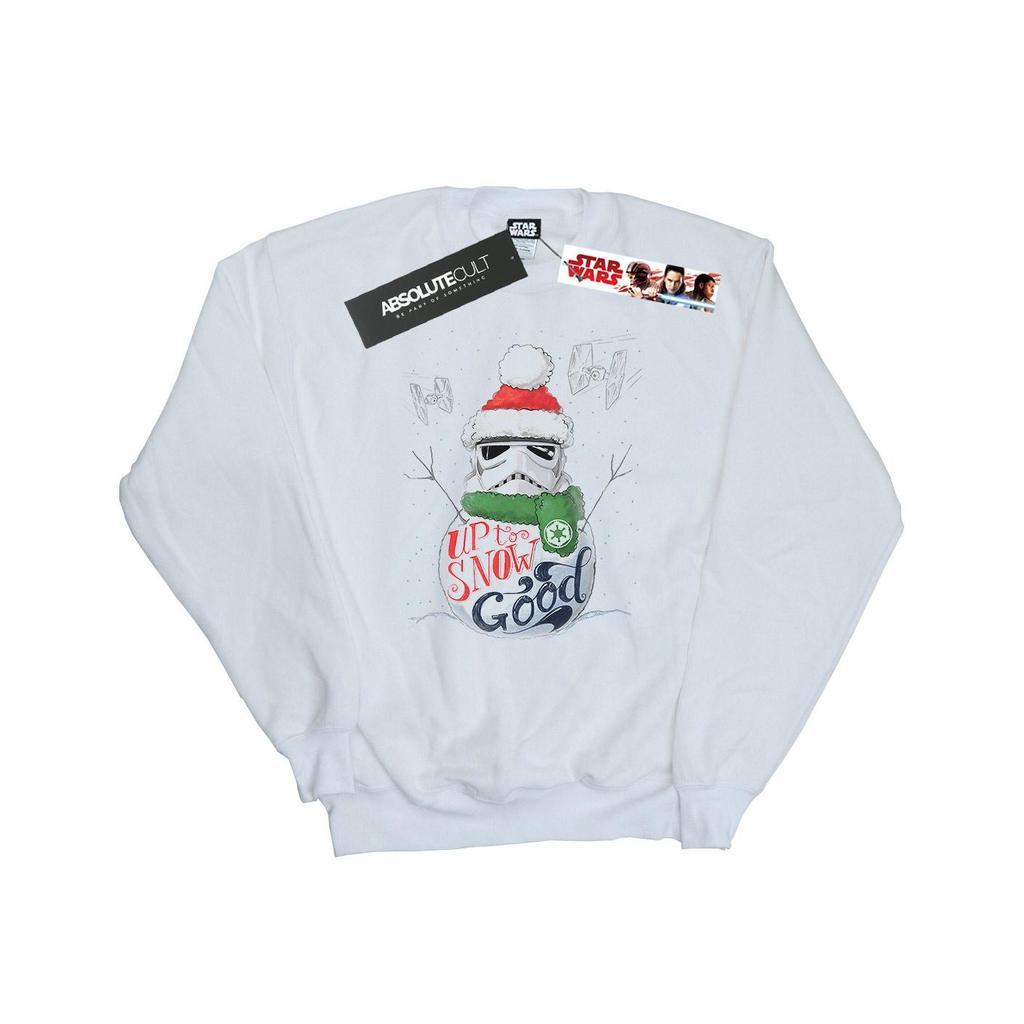 Star Wars Mens Stormtrooper Up To Snow Good Sweatshirt