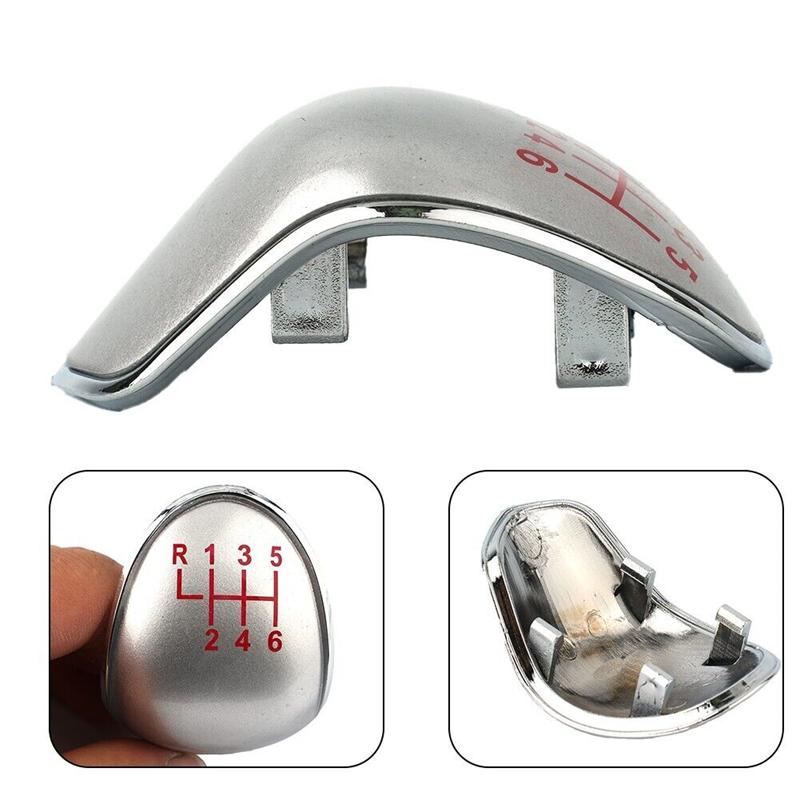 6-скоростная ручка переключения передач, крышка с красным узором для FORD Fiesta Focus ST Transit