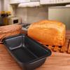 1 шт. Прямоугольная форма для выпечки хлеба, черная, золотая, из углеродистой стали, с антипригарным покрытием, для выпечки домашнего хлеба, тостов, брауни