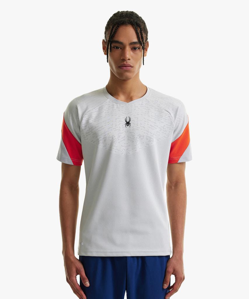 SPYDER Men'S Pro Web Jacquard T-Shirt Sphmcnrs211Mlgr