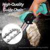 133mm Mini Portable 65#Mn Chainsaw Chain 28E Chain Link 14T Electric Saw Replacement Accessory for Wood Cutting