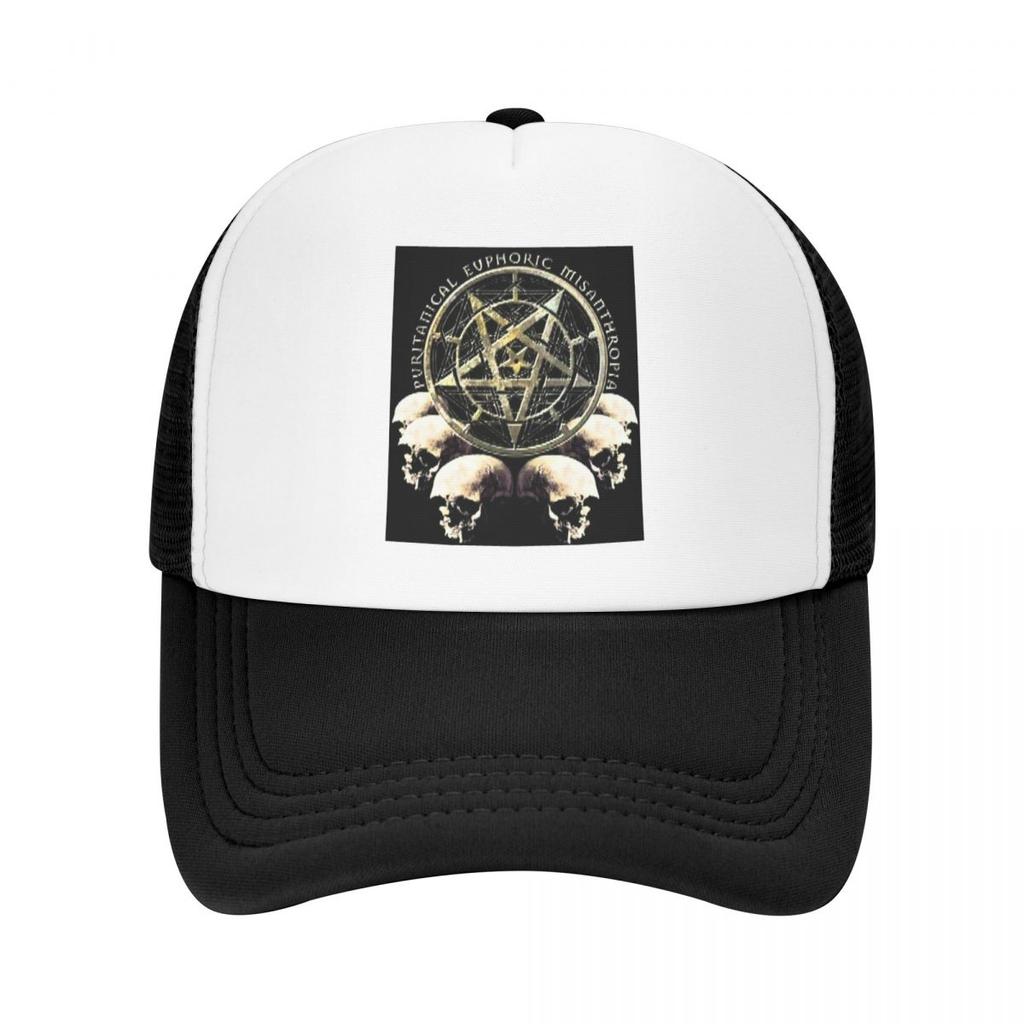 Dimmu Borgir Casual Plain Mesh Baseball Cap the Metal Band Adjustable Snapback Hats For Women Unisex Dad Trucker Hats