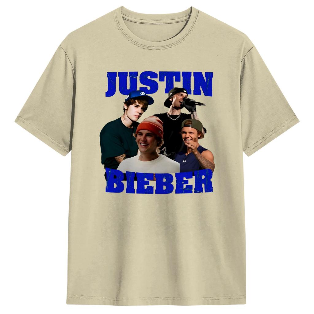 Унисекс Женская Футболка JJustins BBiebers Винтажные Бутлеги Футболки Мода Летняя Футболка Стритвир Хлопковая Одежда Подарок