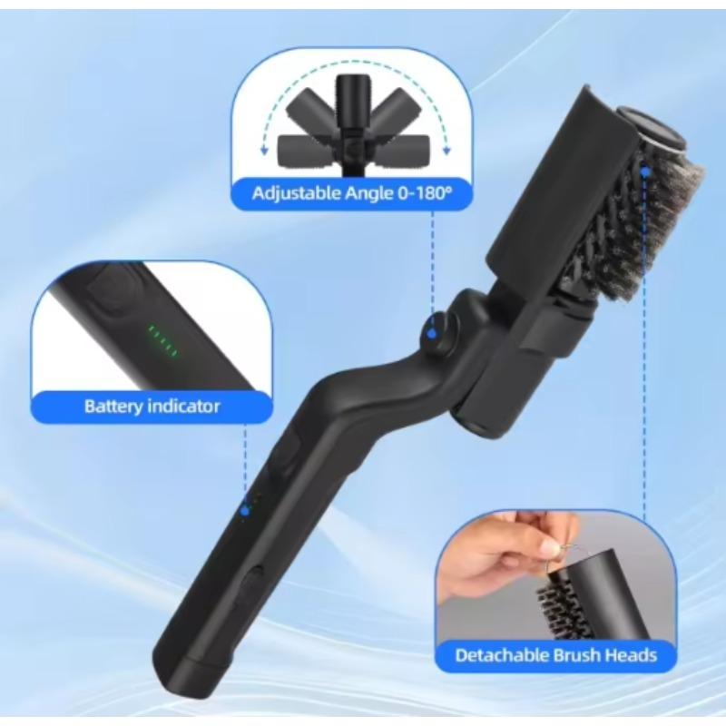 Electric Grill Brush for Cleaning Heavy - oil Stains on Grill Grates