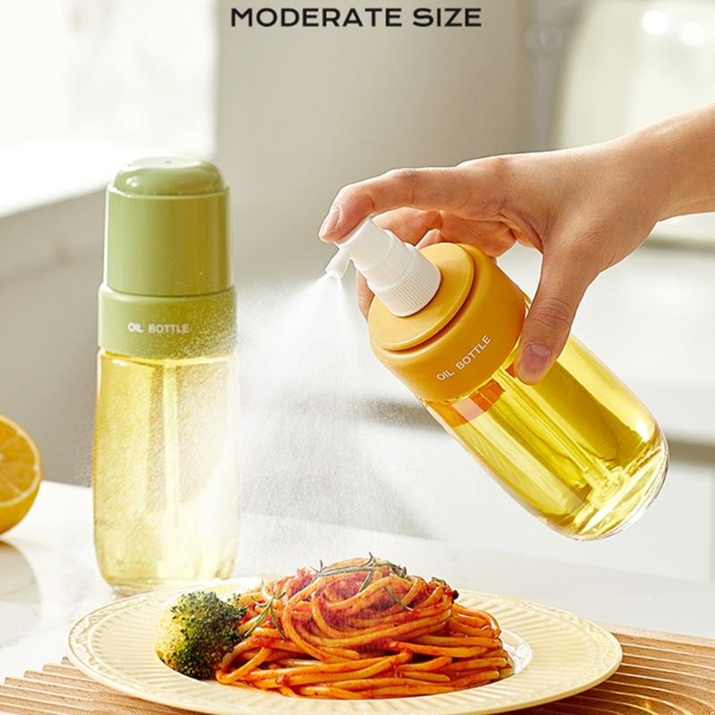 Refillable Kitchen Oil Sprayer Bottle Leakproof  Oil Atomizer Dispenser For Baking Grilling And Air Fryers Use