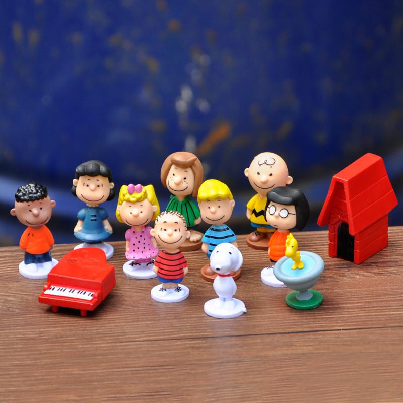 Snoopy Full Family Pvc Doll Collection For Creative Play And Parentchild Interaction