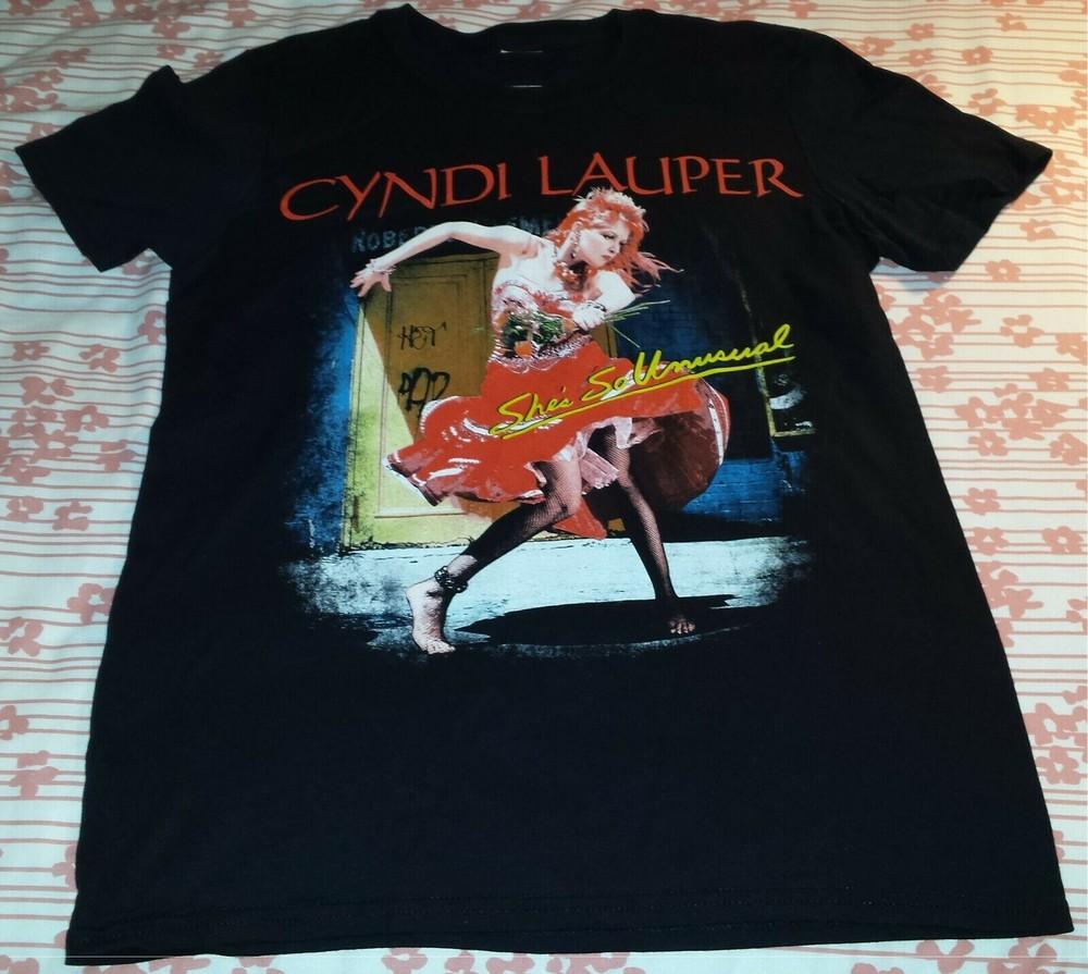 Винтажная футболка CYNDI LAUPER She's So Unusual 30th Anniversary Tour 2013 II581 Унисекс