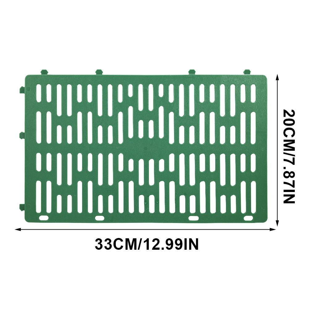 6pcs Tree Trunk Protector Vent Hole Design Plant Protector Cage PVC Trunk Bark Saplings Guard Cover Plant Protection Fence Tools