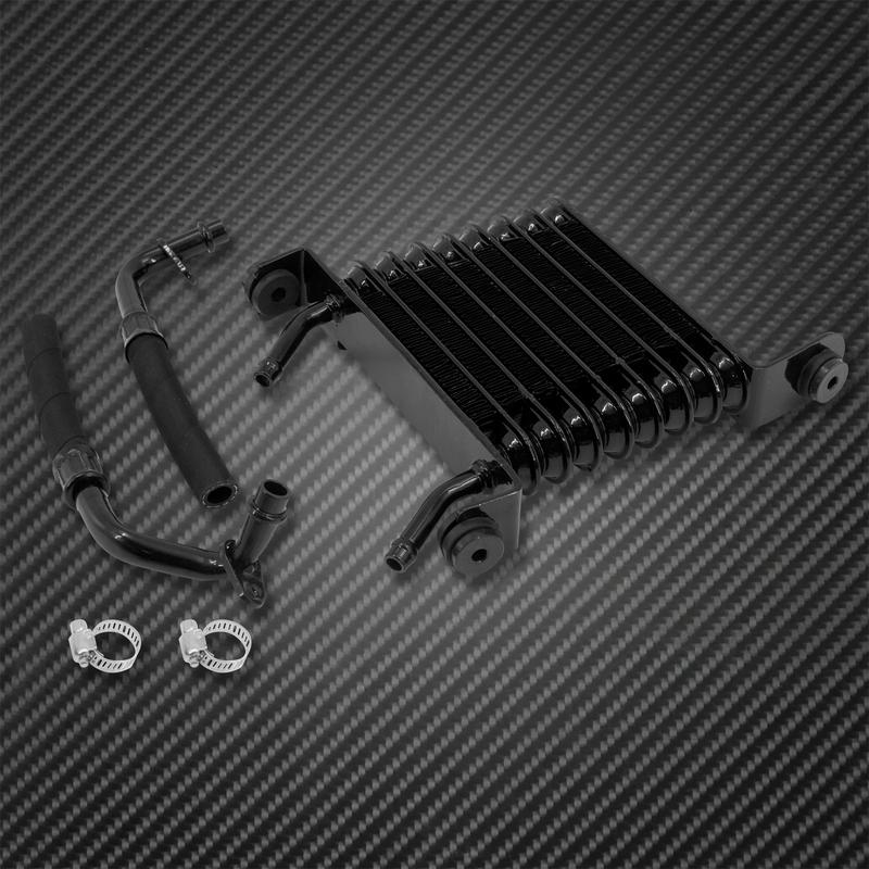 Motorcycle Black Oil Cooling Device Cooler Radiator Aluminum For Indian Vintage Dark Horse Springfield 2021 Chief Classic 16-18