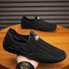 Men's Shoes Summer Hollow Mesh Casual Shoes Breathable Thin Driving Net Shoes Men's One-pedal Sports Leisure Beans