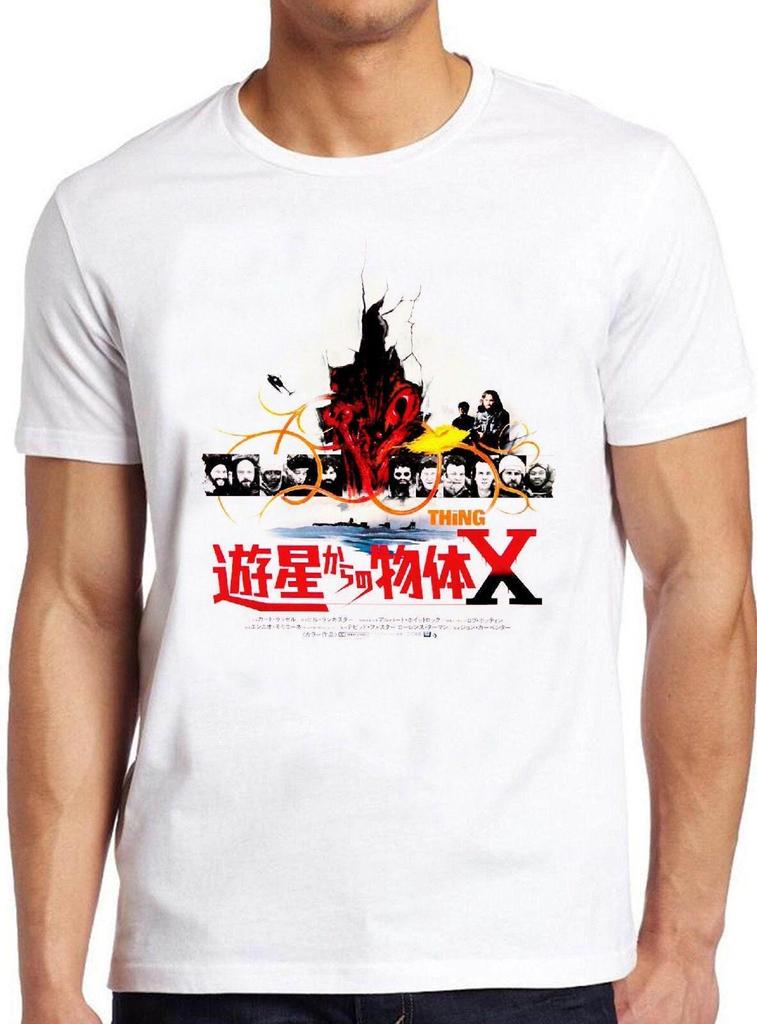 The Thing T Shirt 2511 Japan Horror Movie Film 80s Sci Fi Retro Cool Top Tee