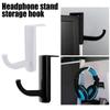Headphone Stand Hook Headset Holder Hanger Stick-on Support Rack Organizers