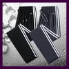 Summer New Loose Plus Fat Three Stripes Ice Silk Pants for Men and Women Thin Elastic Quick Drying Sports Casual Pants