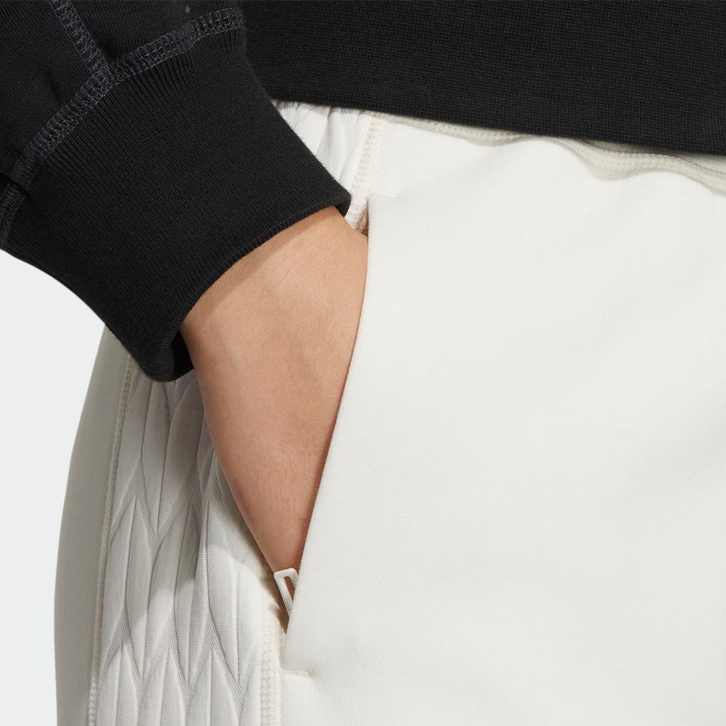 Adidas T1 Logo Print Solid Joggers Women Bottoms White HM7113