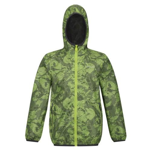 Regatta Childrens/Kids Lever Printed Packaway Waterproof Jacket