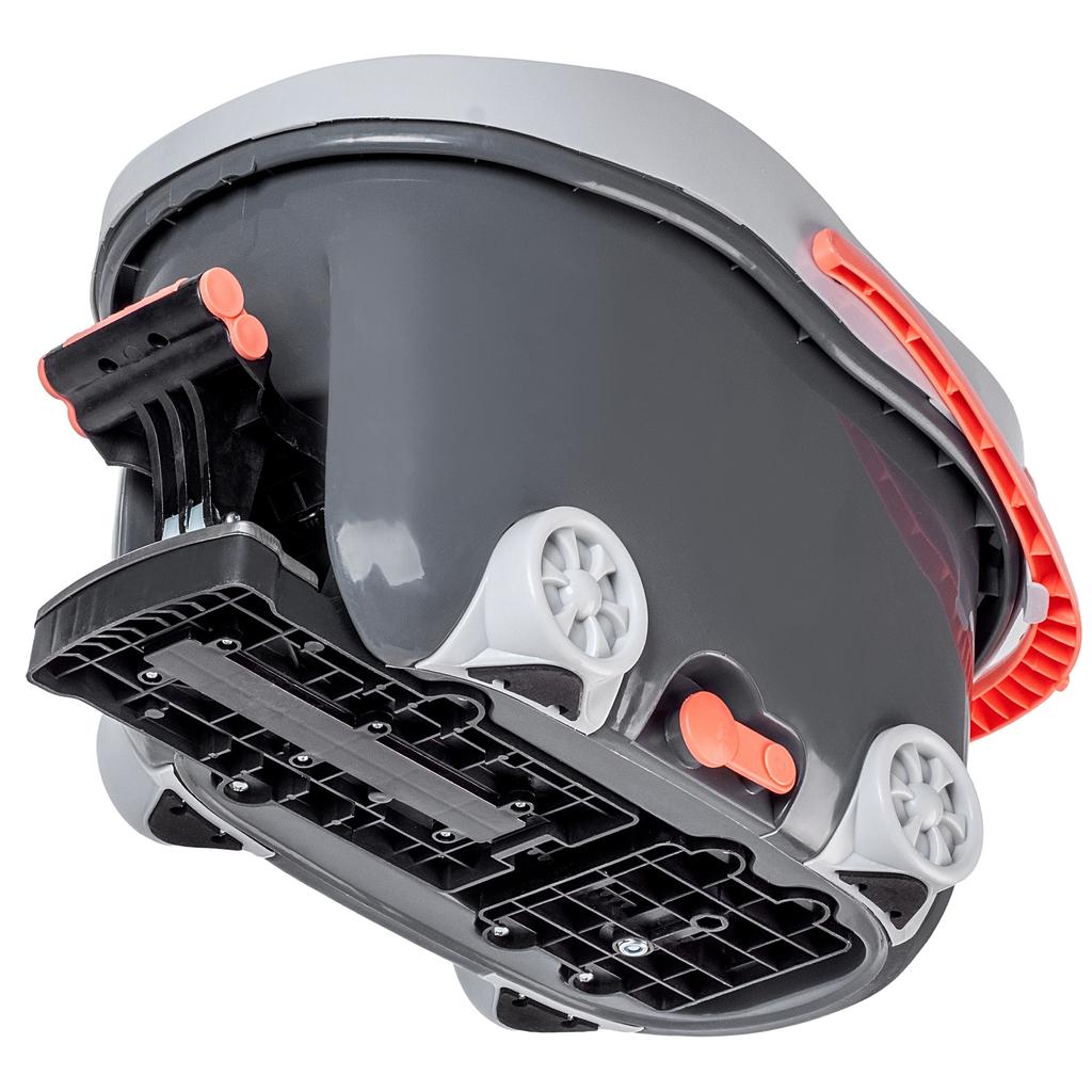 KADAX Spin Mop with Bucket On Wheels 128cm Grey