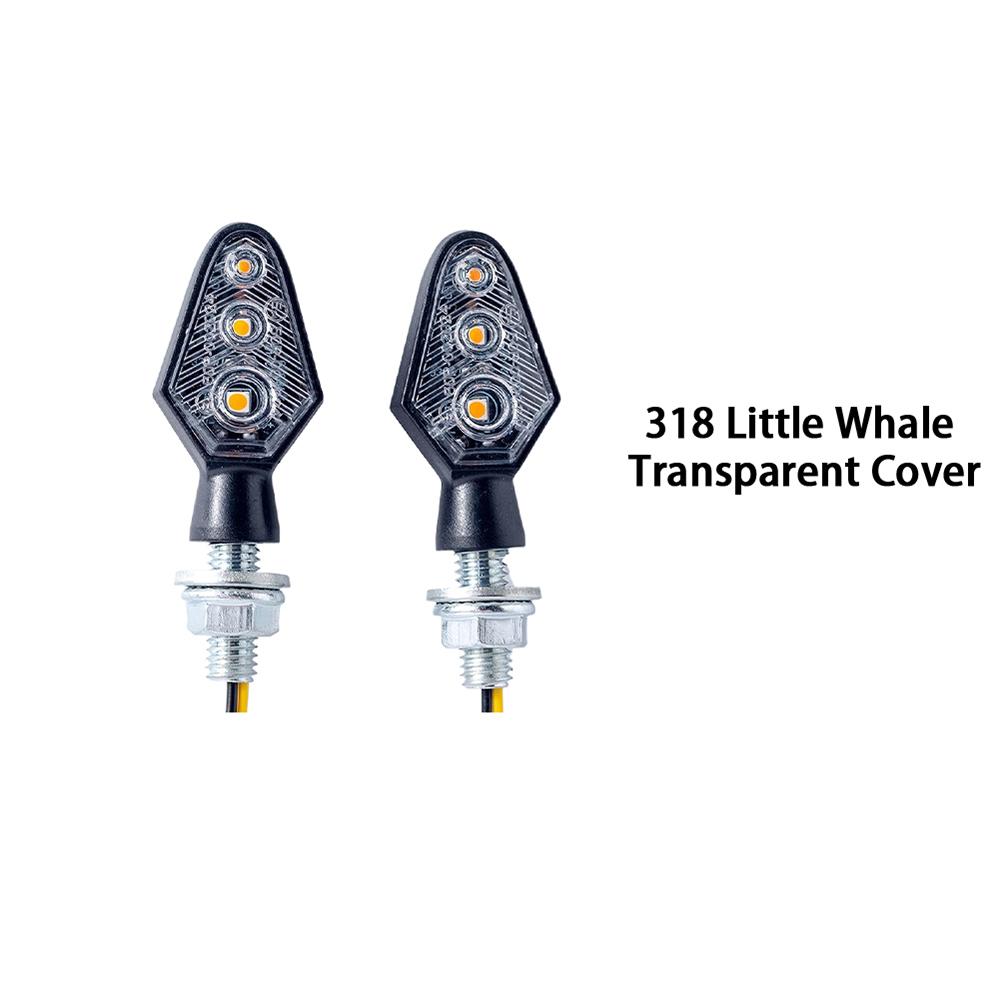 4/2Pcs LED Motorbike Lamp LED Indicators Light LED Turn Signal Light Super Bright Front Indicator Blinker Lamp Motorcycle Univer
