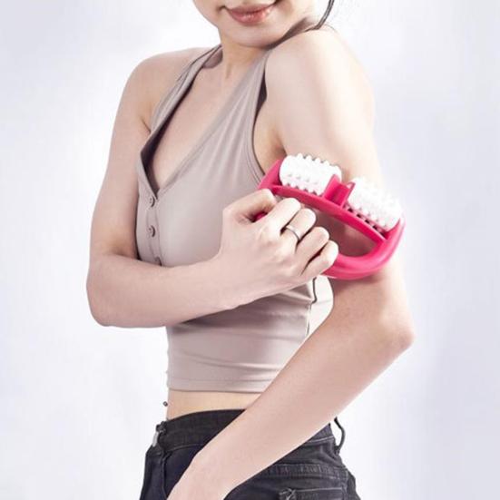 Массажер для глубоких тканей, антицеллюлитный массажер, эргономичный дизайн, легкий портативный неэлектрический роликовый массажер