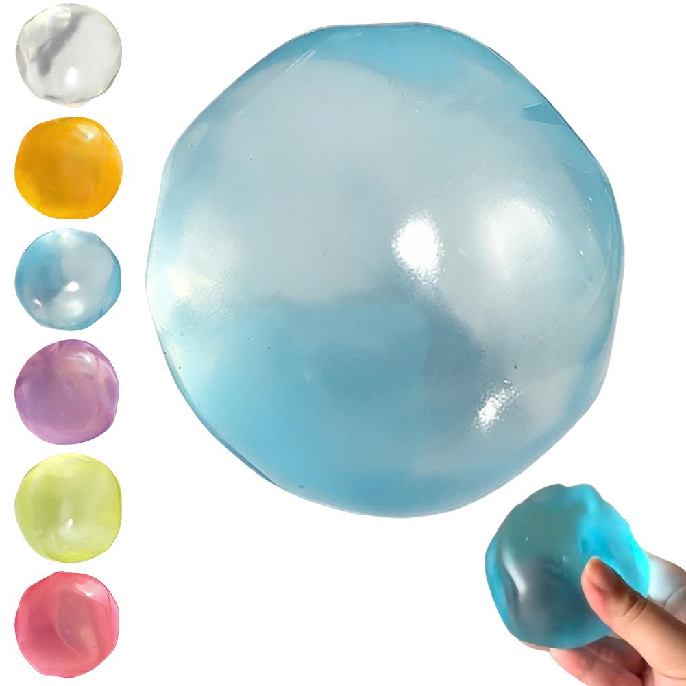 Squishy Moldable Crystal Ball Squeeze Toy Transparent Slow-Rebound Decompression Relax After Studying Toys
