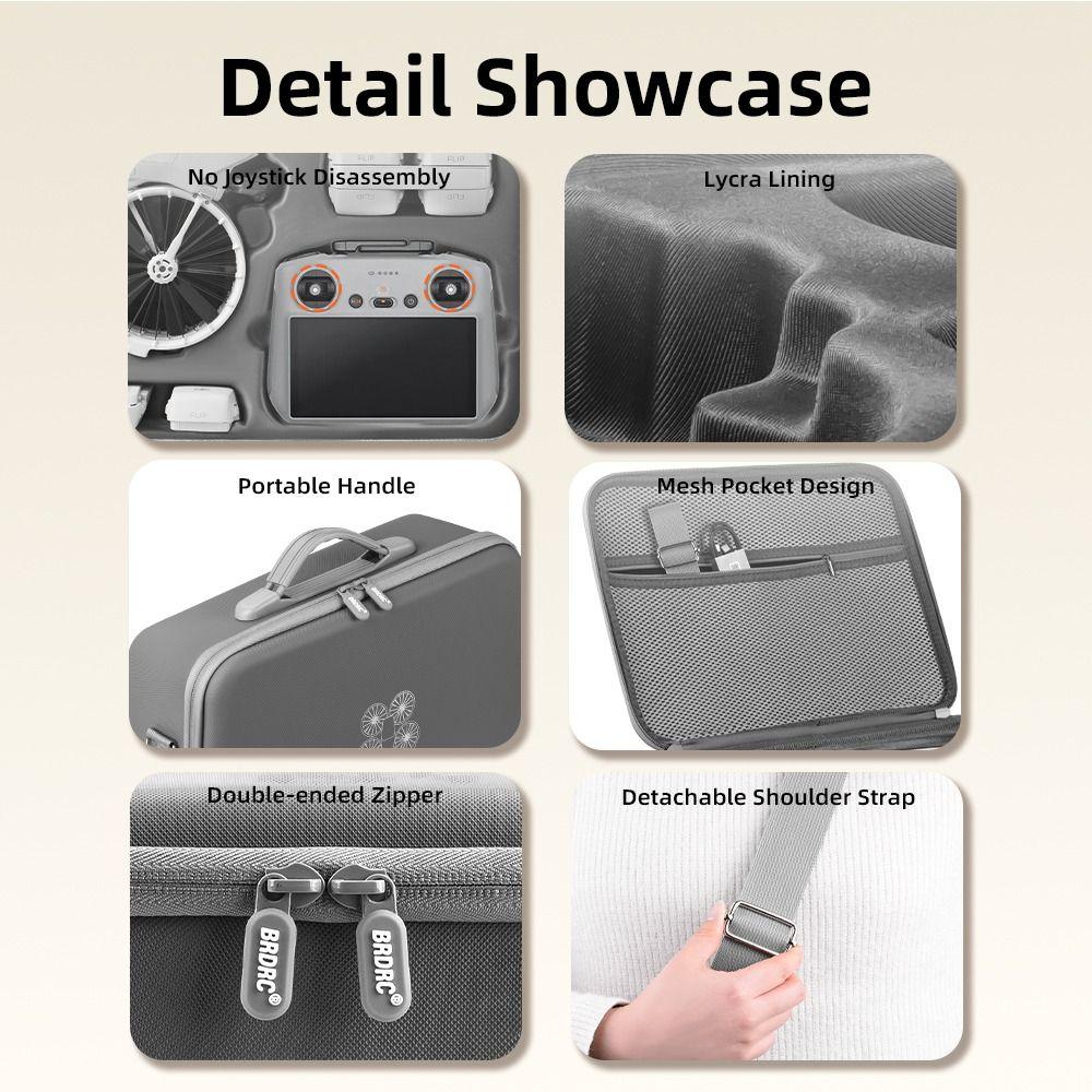 Ударопрочная сумка для хранения дрона EVA Чехол для переноски для аксессуаров дрона DJI Flip