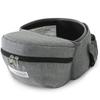 Keratta HipGo Hip Seat Baby Lightweight At Just Waist Carrier with Waist Pouch Carrier, 375g, Non-Slip (Gray)