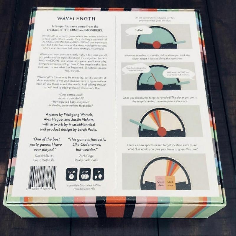 Wavelength Telepathic Party Game for 2-12 Players, Ages 14+