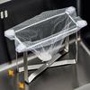 Stainless Steel Trash Bag Stand Foldable Garbage Bag Rack Garbage Bag Holder  Kitchen Countertop