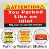 Funny Parking Violation Tickets ,Bad Parking Cards You Parked Like an,Parking Learn How To Park Cards Set