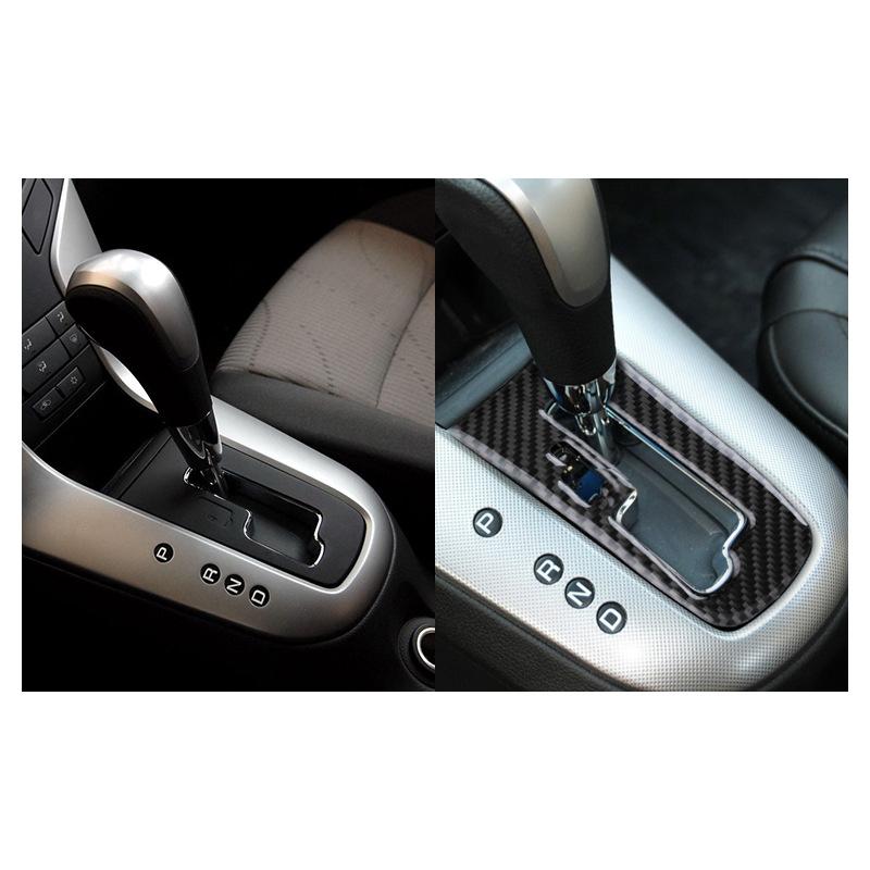 Для Chevrolet Cruz 2009 2010 2011 2012 2013 20142015 Аксессуары Украшение интерьера из углеродного волокна Наклейка на панель передач