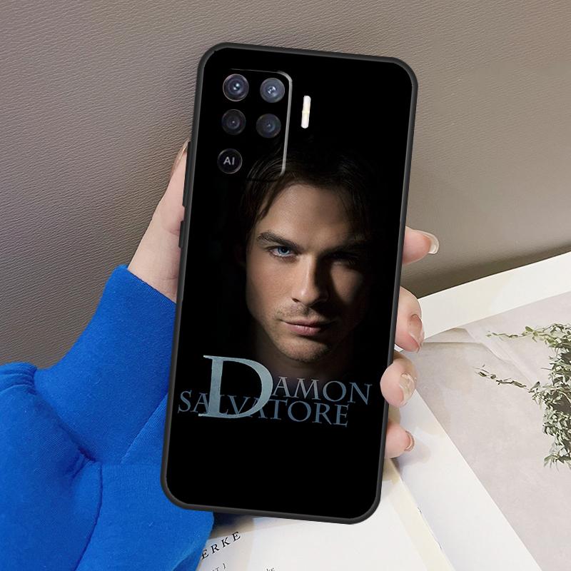 Чехол Vampire Diaries Damon Salvatore для Oppo A76 A16 A96 A17 A18 A60 A80 A40 A38 A58 A78 A98 A94 A74 A54 A15 A57 A77 A5 Pro