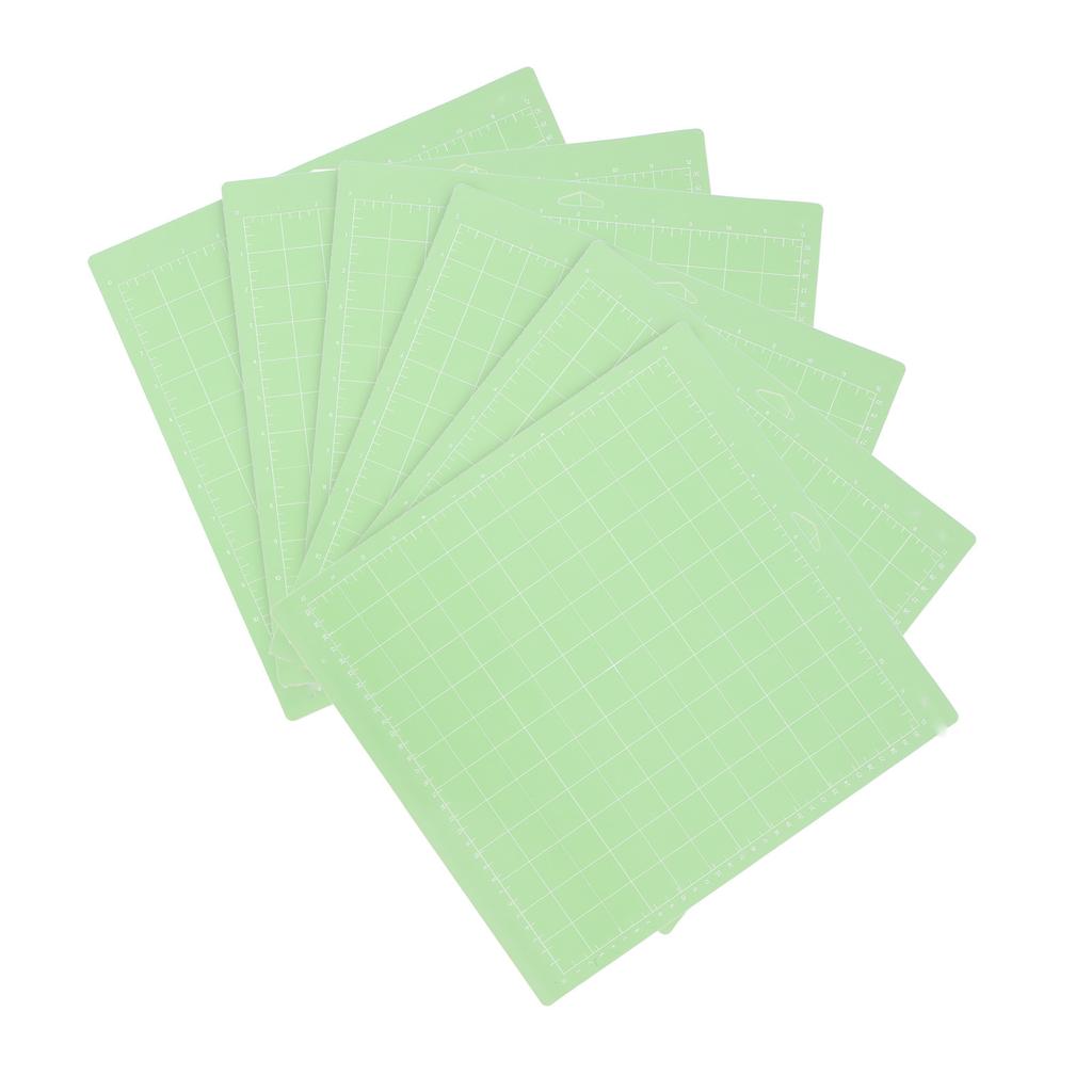 6PCS Cutting Mat 12x12 Inch Green Gridded Craft Sewing Cutting Board for DIY Handicraft