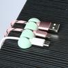 2шт силиконовые наушники USB-кабель держатель провода клип линия зажим Организатор фиксатор галстука