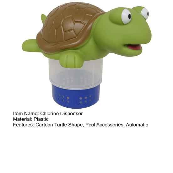 Мультяшная черепаха, плавающий дозатор хлора для бассейна, животное, плавающий дозатор хлора для плавательного бассейна, таблетки, держатель брома, для больших и маленьких бассейнов, украшение для гидромассажной ванны