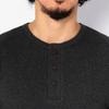 AVIREX DAILY RIB HENLYNECK TEE 6143504 men's L grey