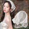 Lace Hair Scarf Seersucker Hair Accessories Korean Hair Hoop Women