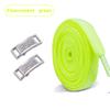 Elastic Laces Sneakers Tennis No Tie Shoe Laces Silver Diamond Lock Shoelaces Without Ties Flat Shoelace for Shoes Accessories