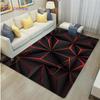 3D Vortex Illusion Rug Abstract Rug Modern Carpets for Living Room Area Rug Non Slip Floor Rug Teen's Rug Game Room Rug Play Mat