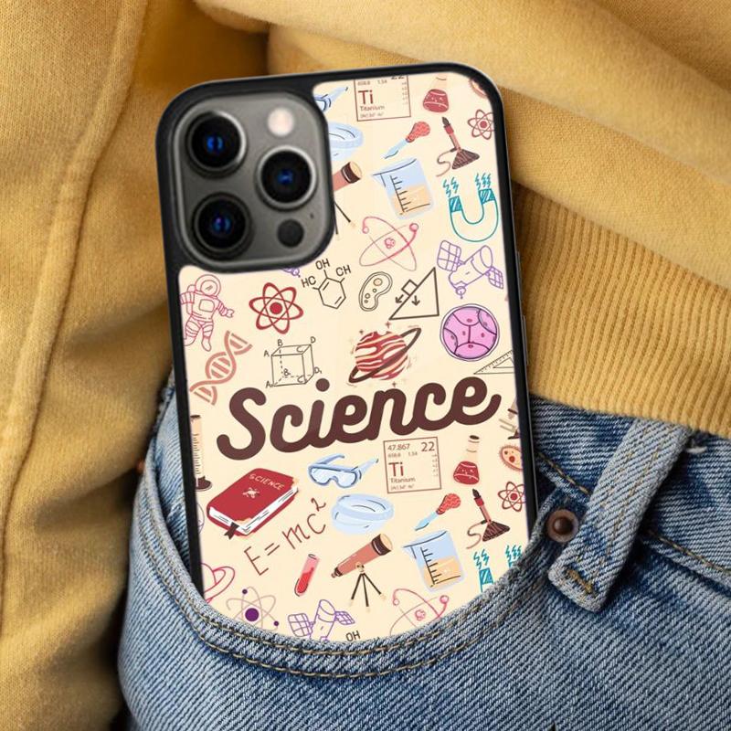 Fashion Biology Chemistry Soft Phone Case for iPhone 17 Air 16e Pro max 15 Pro 13 14 Plus 11 12 MagSafe Magnetic Coque